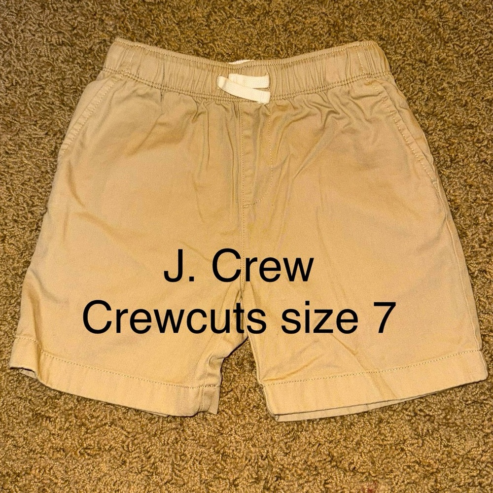 Crewcuts Khaki Shorts - size 7